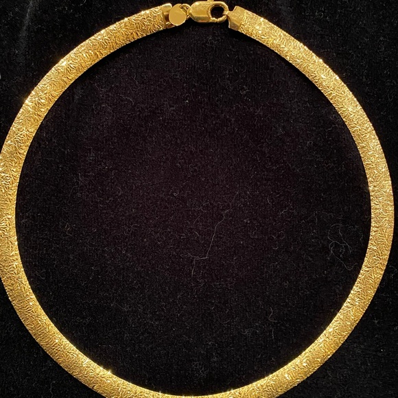 Omega Italy bronze necklace - 16.5 : 17 inches - Picture 7 of 9